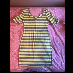 Y2K Speeckless neon yellow dress S